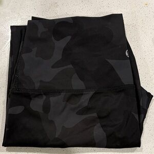 lululemon athletica Black Camo High-Rise Leggings
